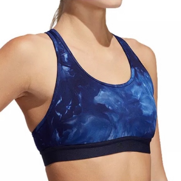 adidas Women's Don't Rest Parley Sports Bra - Legend Ink - Picture 4 of 9
